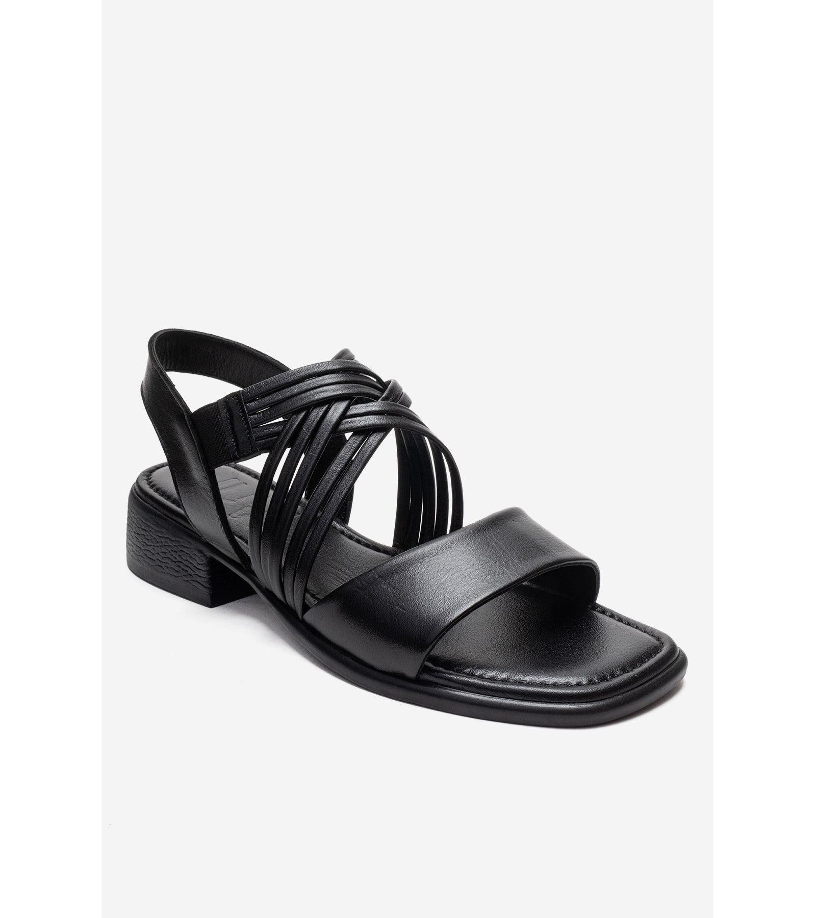 Forever & Always Shoes Women's Livello Leather Multi Strap Sandal