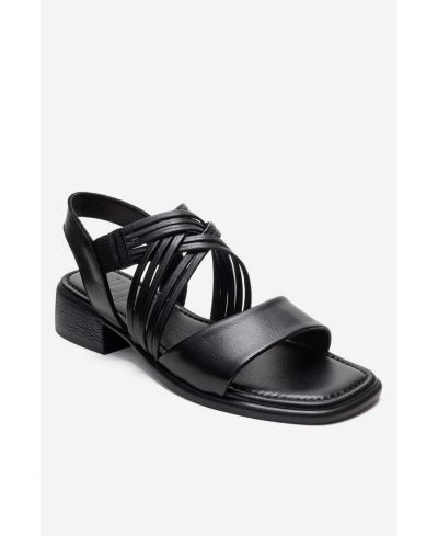 Forever & Always Shoes женские сандалии Livello из кожи с несколькими ремешками