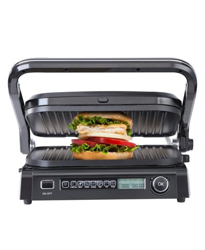 Коммерческая электрическая гриль-плита Ecooso 14.4 Inch 7-in-1, 1800W с регулировкой температуры