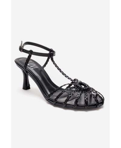 Prologue Shoes Women's Gerald Woven Strap Stiletto Pump