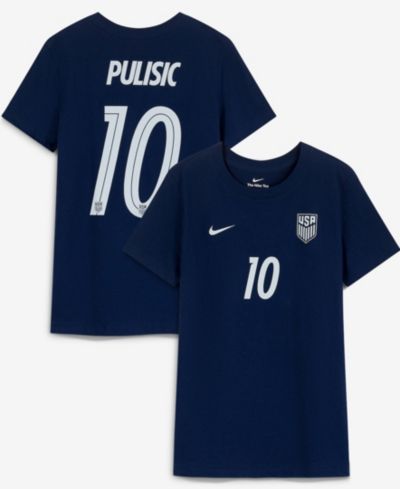 Женская футболка Nike Christian Pulisic Navy USMNT Away Name & Number