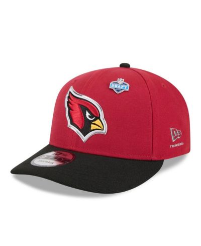 New Era Men's Cardinal/Black Arizona Cardinals 2026 NFL Draft On Stage Pre-Curved 9FIFTY Snapback Hat