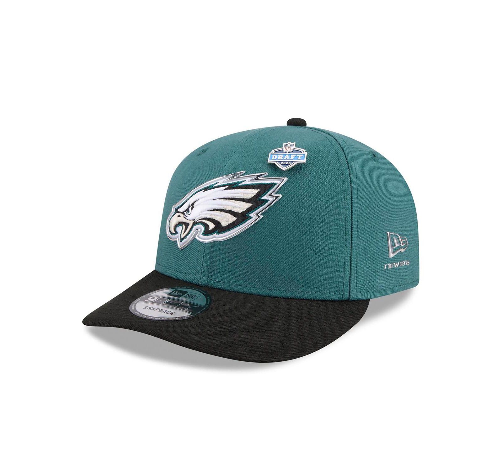 Мужская кепка New Era Philadelphia Eagles 2026 NFL Draft On Stage 9FIFTY Snapback