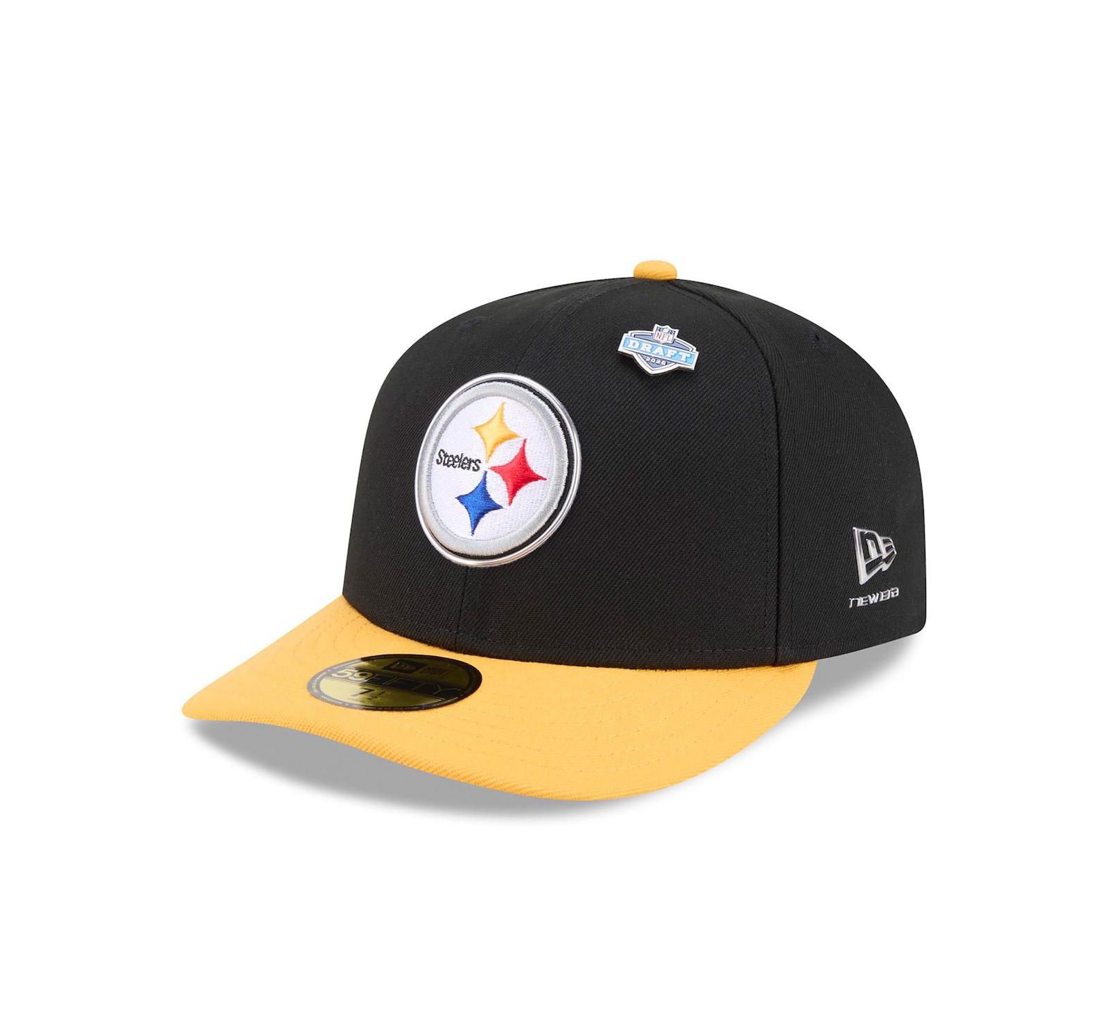 Мужская кепка New Era Pittsburgh Steelers 59FIFTY Pre-Curved