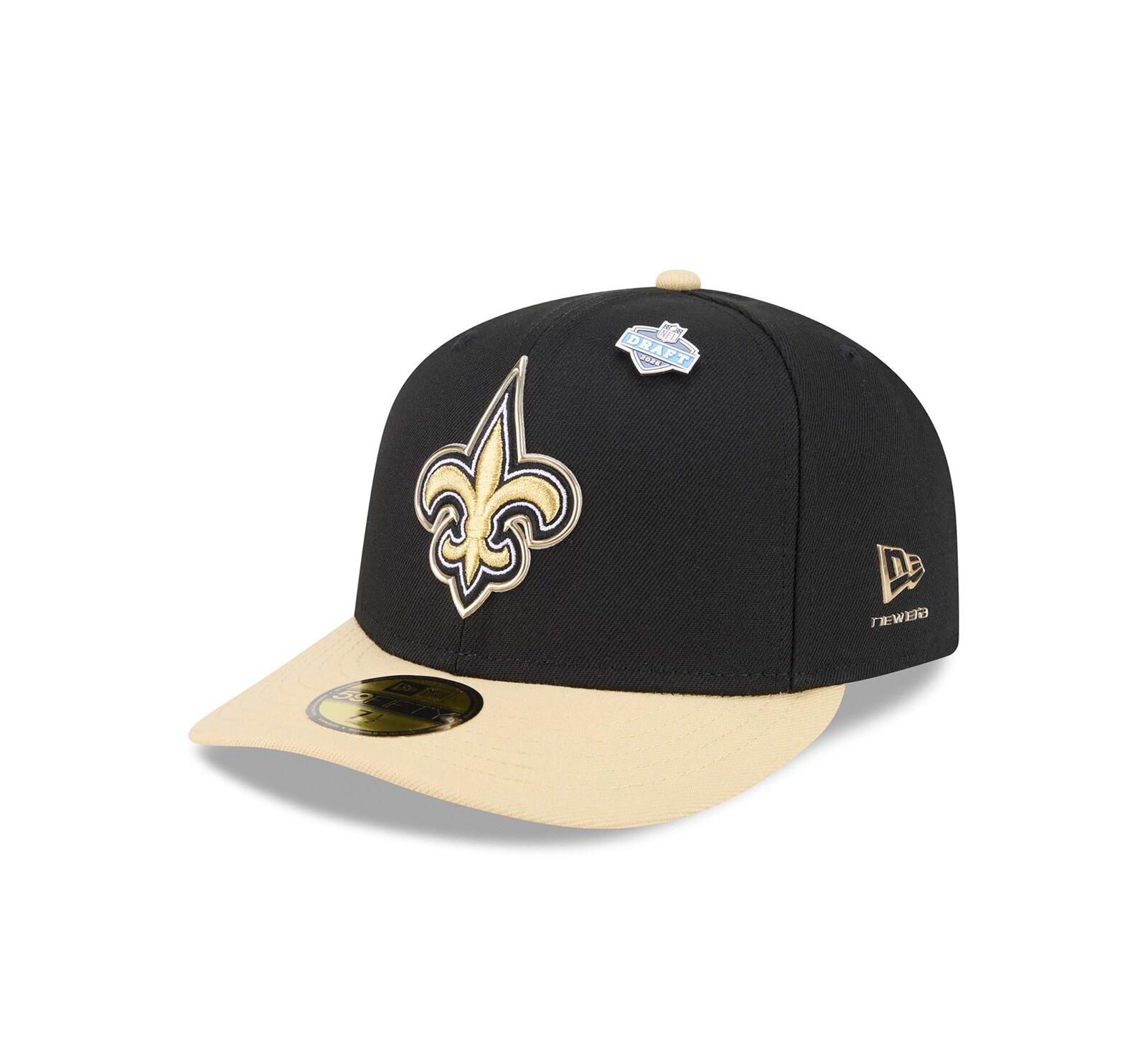 Мужская кепка New Era New Orleans Saints 2026 NFL Draft 59FIFTY Fitted