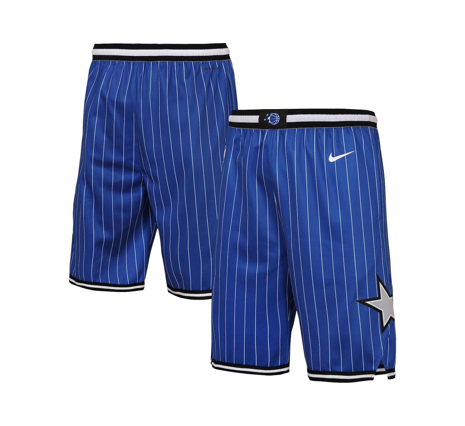 Nike Big Boys and Girls Royal Orlando Magic Icon Edition Swingman Shorts