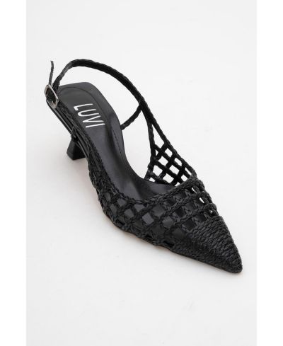 Prologue Shoes Women's Heaven Knitted Pointed Toe Pumps