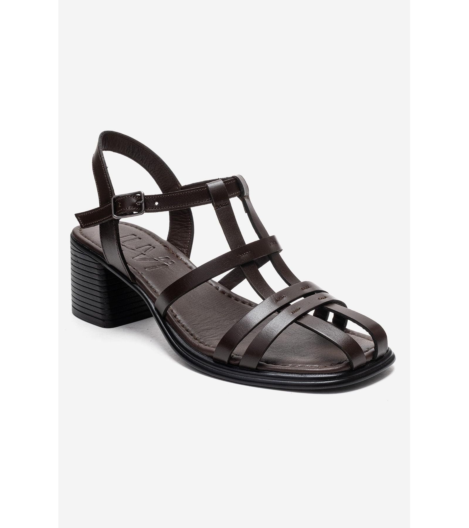 Босоножки Forever & Always Shoes Women's Cielos Leather Block Heel