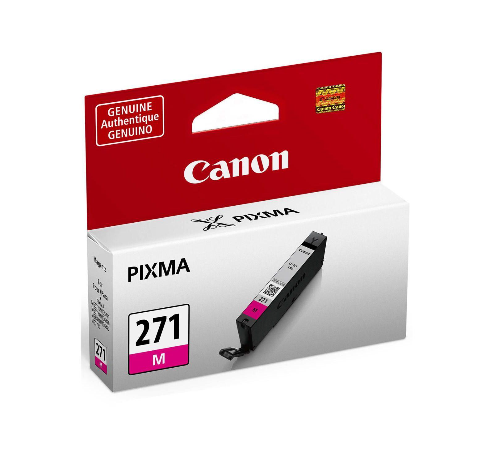 Чернила Canon CLI-271 Magenta Ink Tank для принтеров PIXMA MG, TS Series - 6.5ml