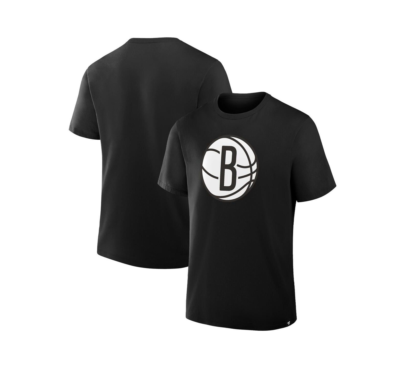 Футболка Fanatics Men's Black Brooklyn Nets Essential Legacy