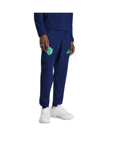 Adidas Мужские темно-синие брюки для путешествий Adidas Seattle Sounders FC Tiro