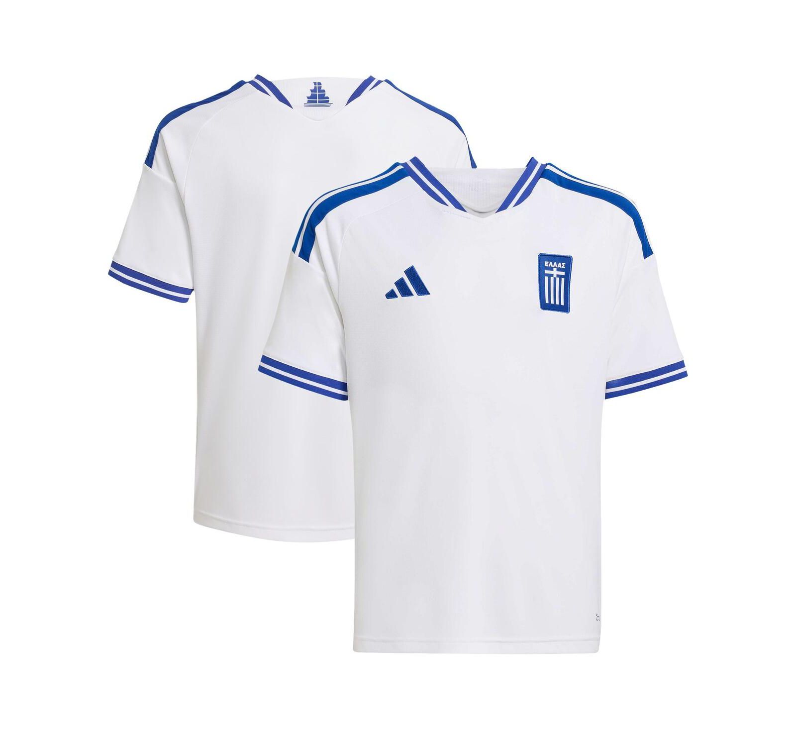 Детская джерси Adidas White Greece National Team FIFA x World Cup 2026 Replica