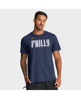 Nike Мужская футболка Philadelphia Phillies City Connect с большим логотипом, темно-синяя