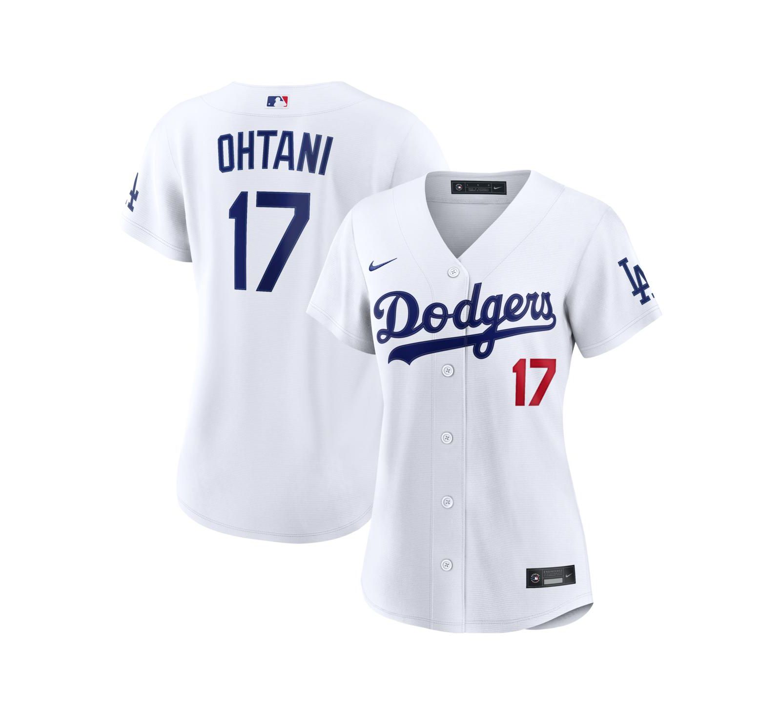Nike Женская джерси Los Angeles Dodgers Home Stadium, Shohei Ohtani, White