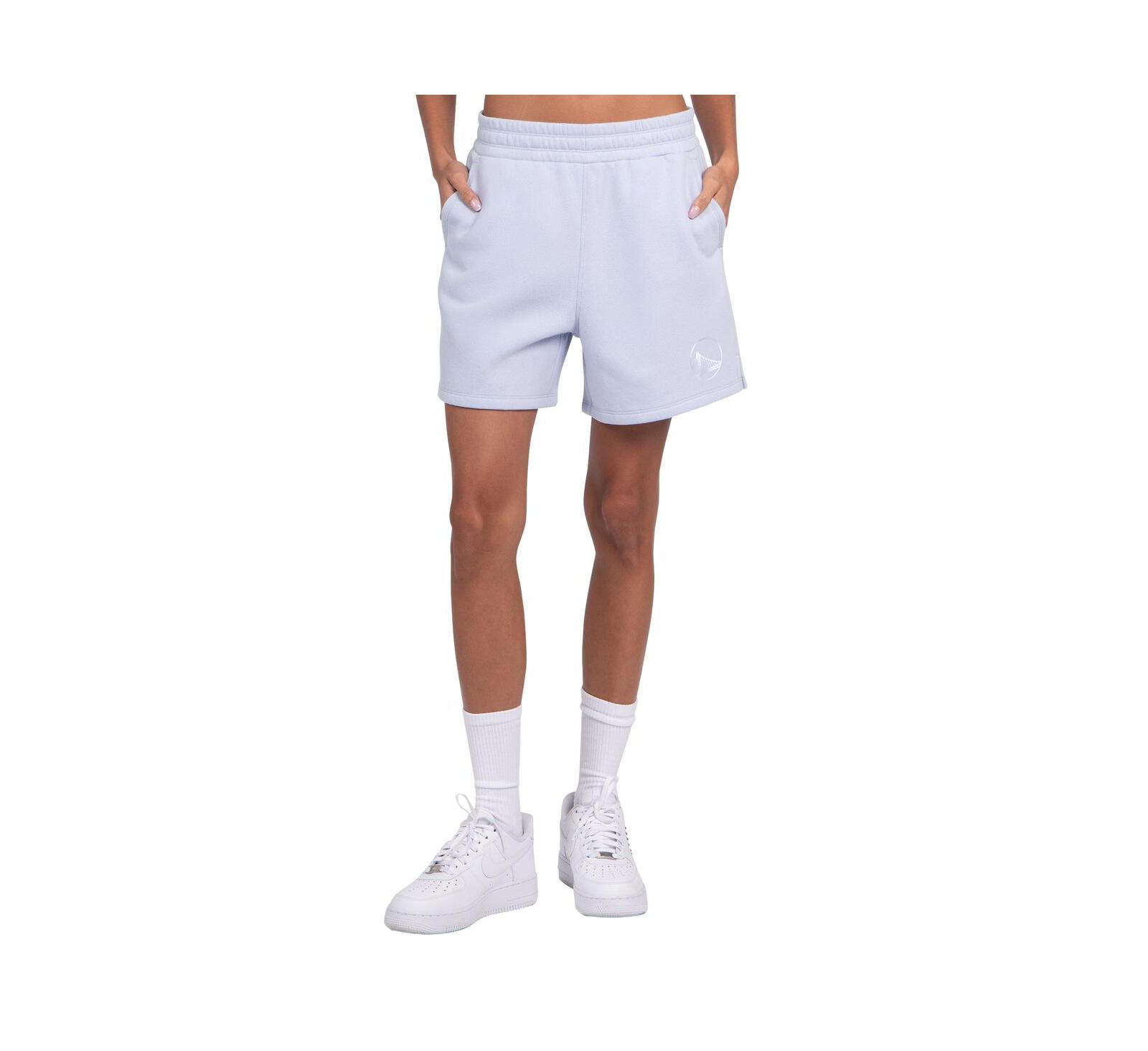 Женские шорты Starter Blue Golden State Warriors Pastel High Waisted