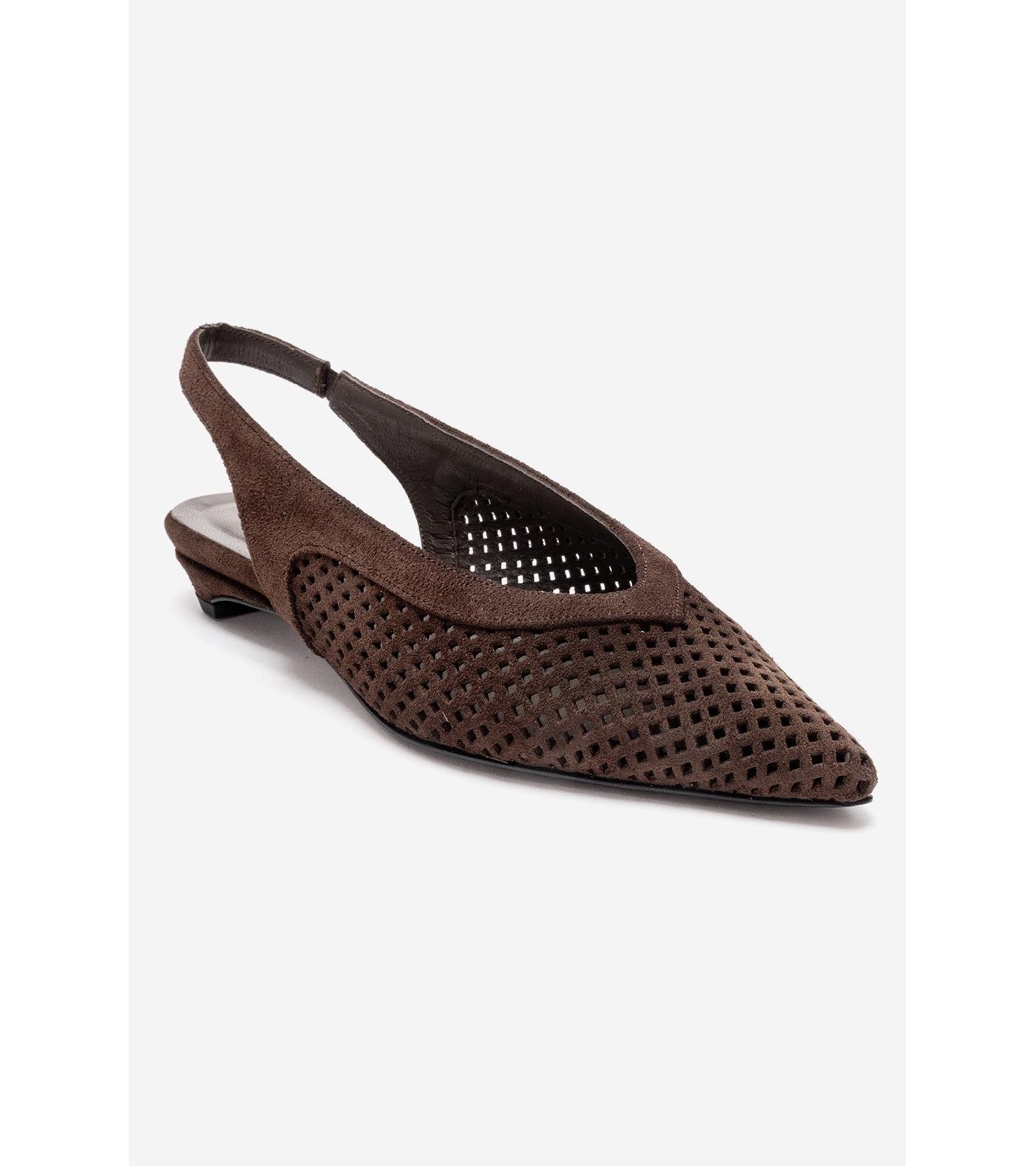 Forever & Always Shoes Women's Lieve Leather Slingback Pump