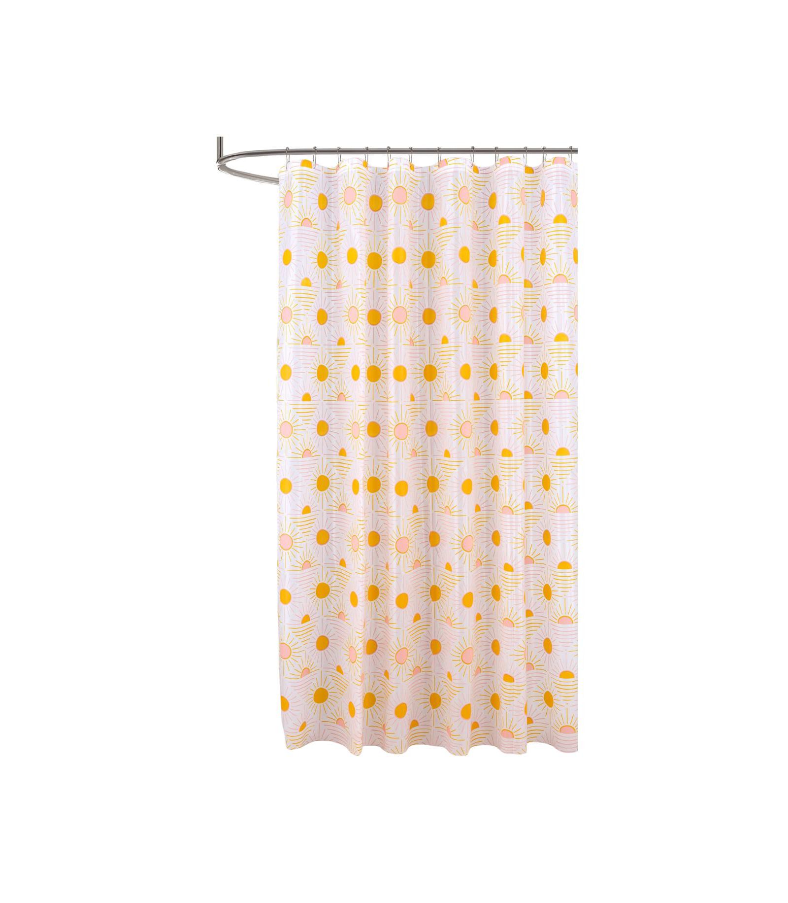 RT Designers Collection Шторка для душа Peva Glit, 90GSM, 70" x 72", мультицветная