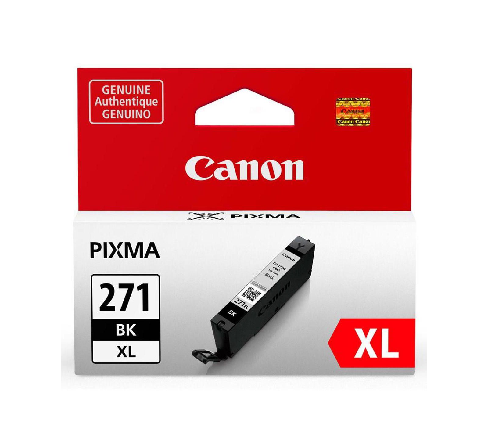 Черный картридж Canon CLI-271 XL для принтеров PIXMA MG, TS серии, 10.8ml