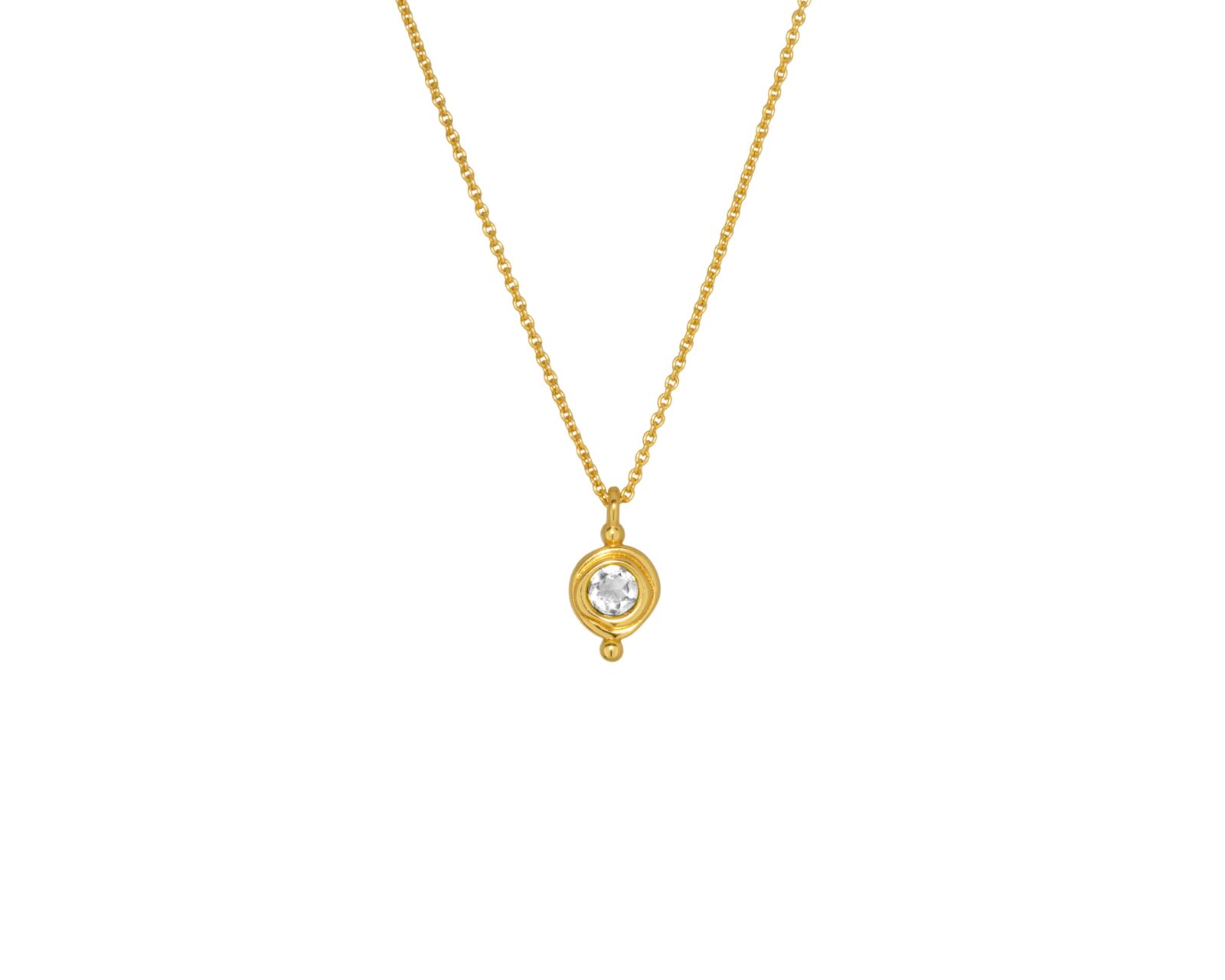 Подвеска Ottoman Hands Birthstone Pendant Necklace