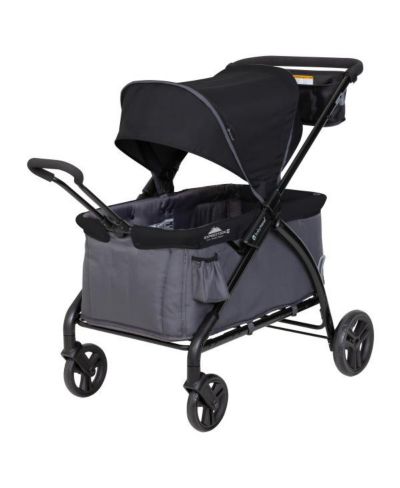 Baby Trend Kids Trend Tour LTE 2-в-1 коляска-вагон, Gravity Black