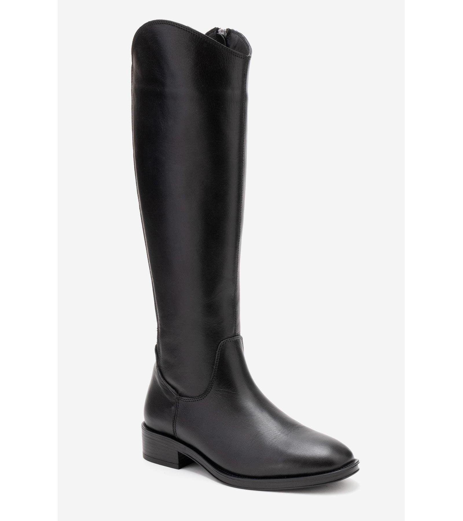 Forever & Always Shoes Women's Ruiz Leather Knee High Boot