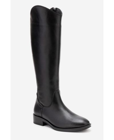 Forever & Always Shoes Women's Ruiz Leather Knee High Boot