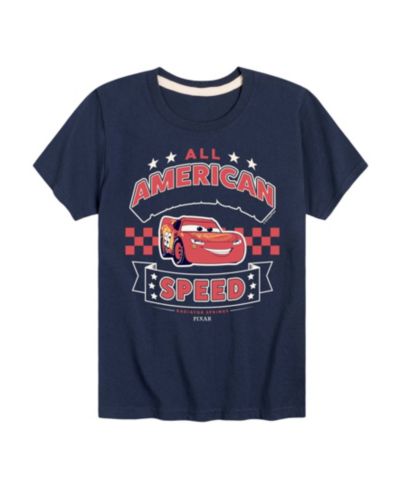 Cars Boys' Toddler 2T-5T American Speed Short-Sleeve Graphic T-Shirt