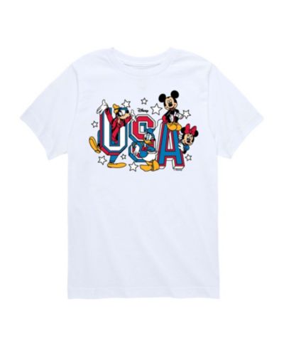 Disney Детская футболка Mickey and Friends USA Short-Sleeve Graphic 2T-5T