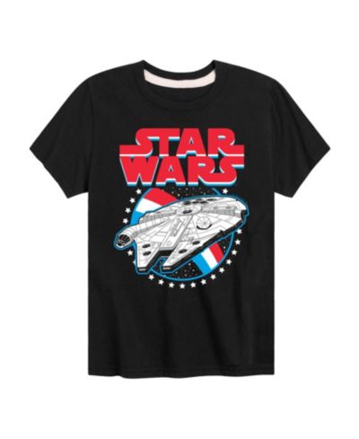 Детская футболка Star Wars Millennium Falcon Americana с коротким рукавом