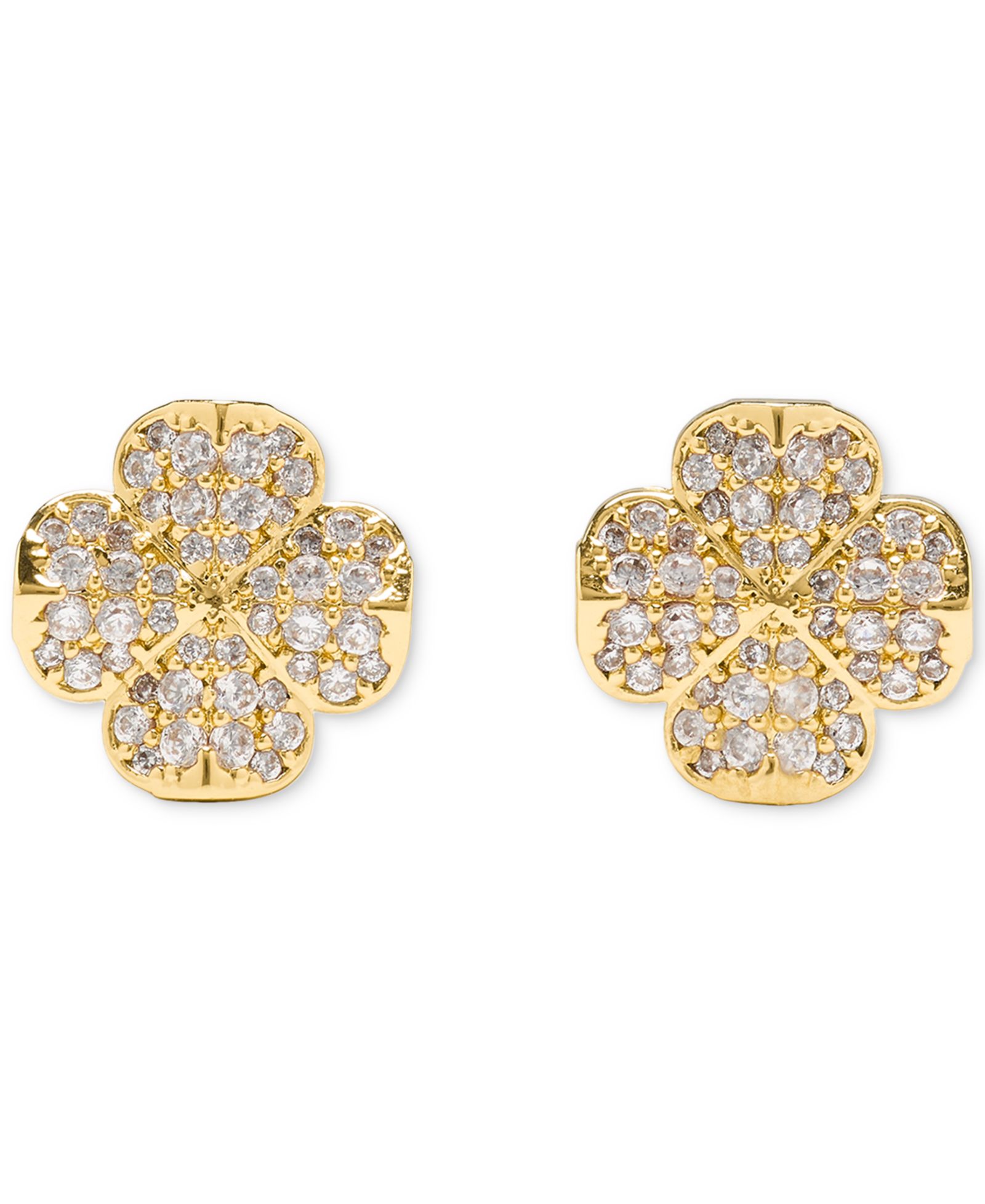 Серьги-гвоздики kate spade new york Gold Plated Flower Pave