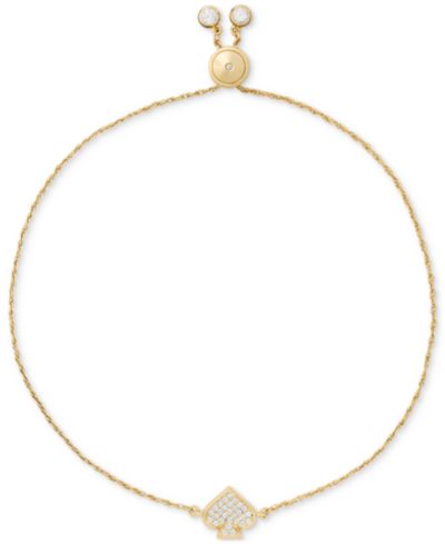 Браслет kate spade new york Gold Plated Pave Slider