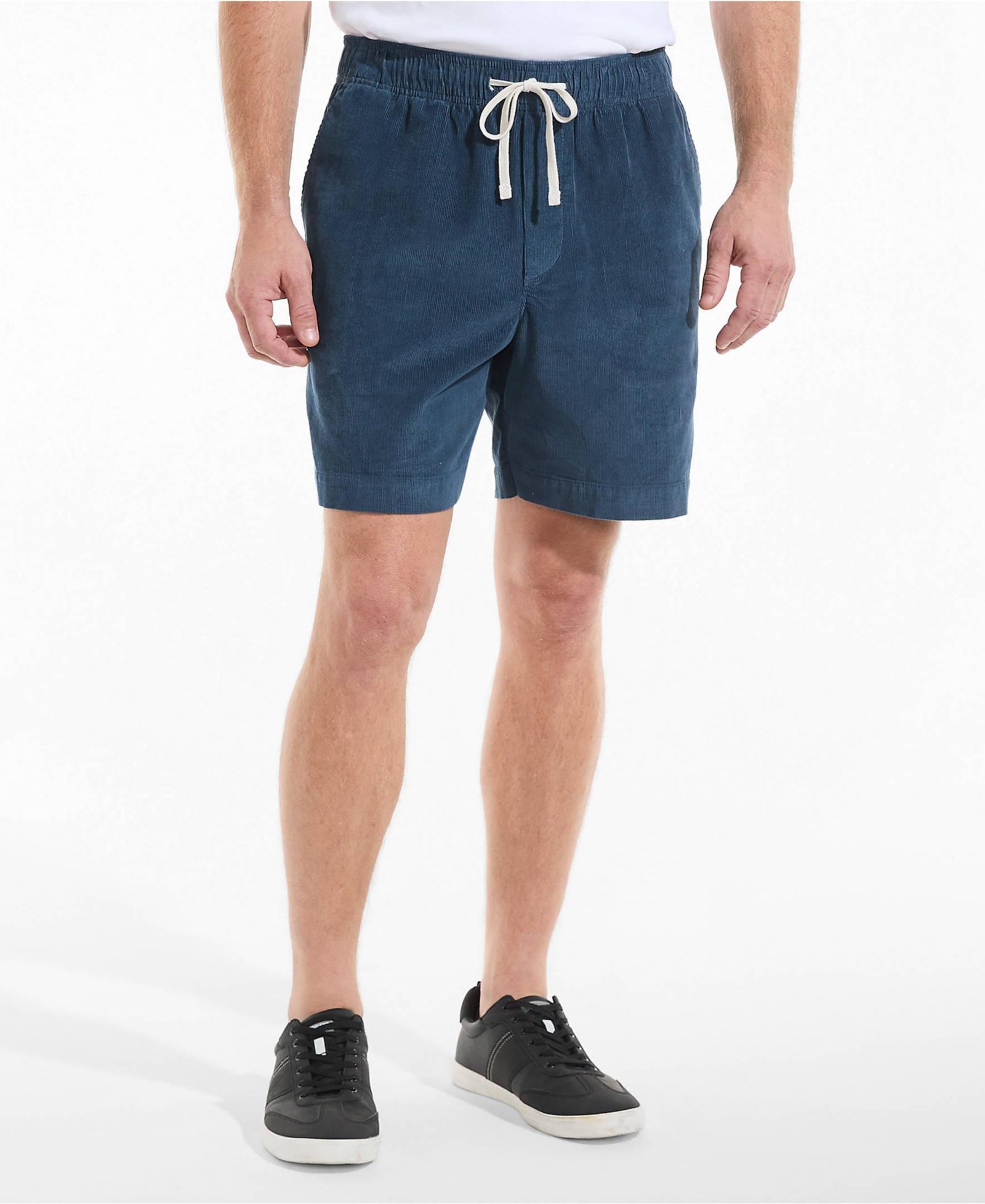 Lands' End Men's 7" Corduroy Pull On Deck Short