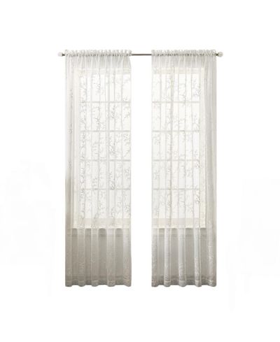 Ellis Curtain Chatham штора из 100% полиэстера с вышивкой 52" x 84"