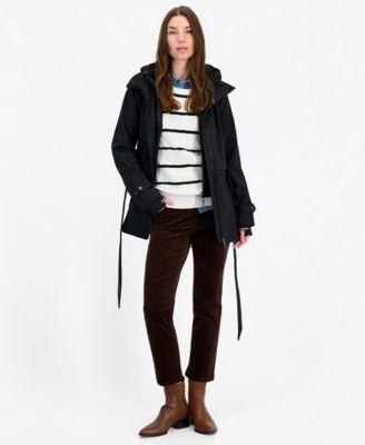 Женское мягкое пальто Tommy Hilfiger Hooded Belted Softshell
