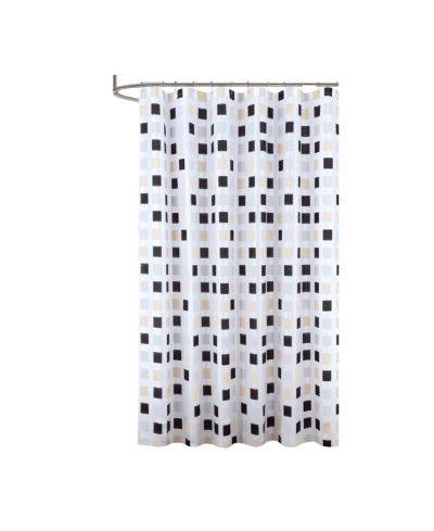 Штора для душа RT Designers Collection 90GSM Peva Glit Printed Tan