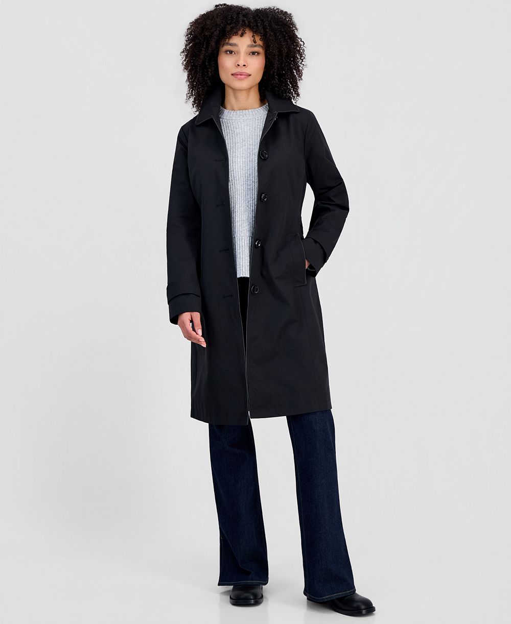 MICHAEL Michael Kors Women's Single-Breasted Trench Coat, Created for Macy's