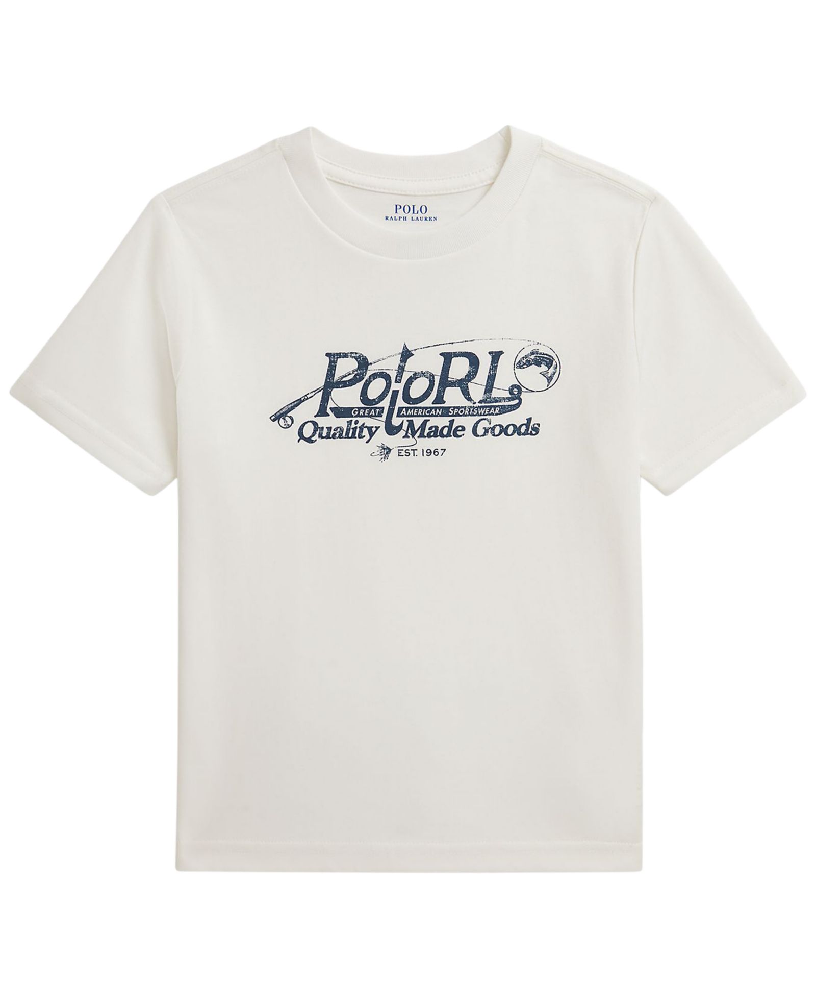 Детская футболка Polo Ralph Lauren с логотипом, короткий рукав
