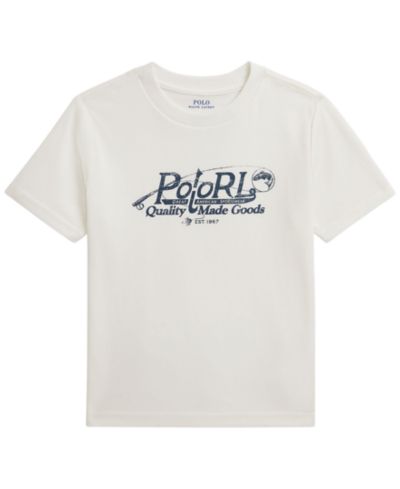 Детская футболка Polo Ralph Lauren с логотипом, короткий рукав