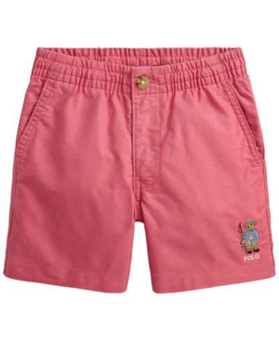 Polo Ralph Lauren Boys' 2T-7 Polo Bear Embroidered Shorts