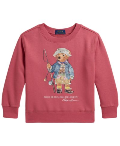 Детское свитшот с длинным рукавом Polo Bear от Polo Ralph Lauren 2-7