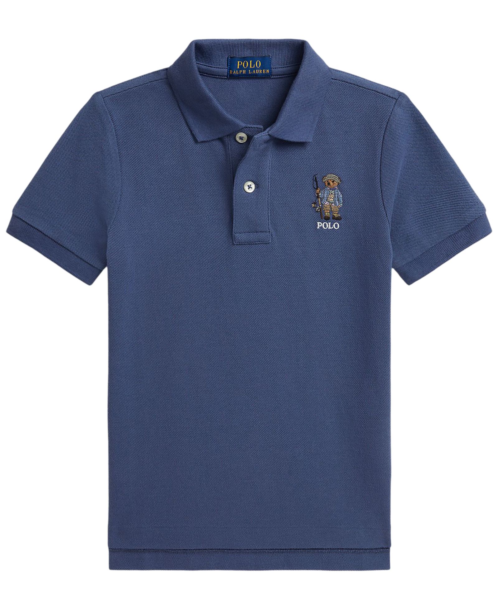 Мужская рубашка Polo Ralph Lauren Boys' 2-7 Polo Bear с коротким рукавом