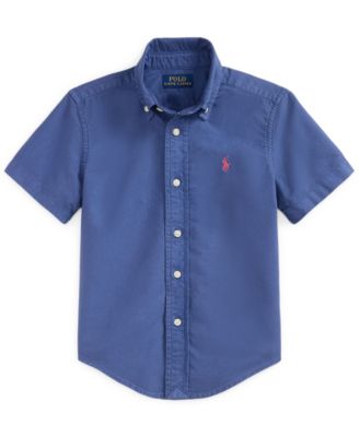 Polo Ralph Lauren Boys' 2T-7 Short-Sleeve Oxford Shirt