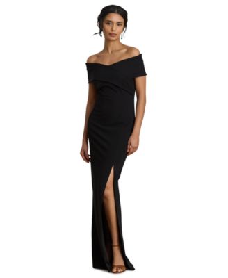 Lauren Ralph Lauren Women's Faille Off-the-Shoulder Gown