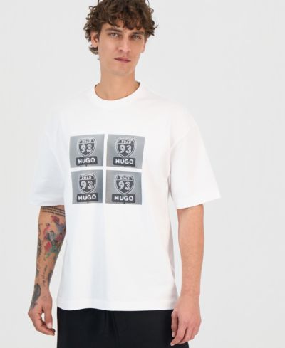 Hugo by Hugo Boss Men's Draxon Cotton Logo-Graphic T-Shirt