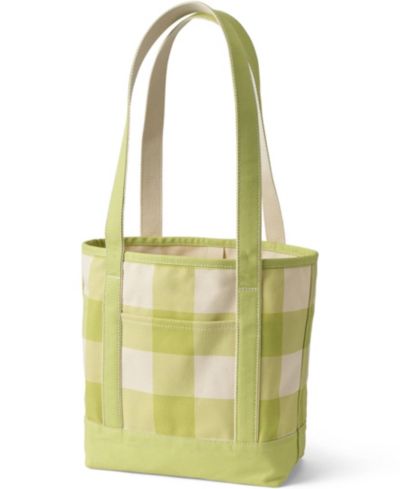 Lands' End Средняя сумка-тоут из канваса, 5 карманов, Long Handle