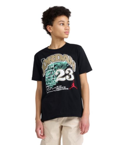 Детская футболка Jordan Arched Swish 23 с коротким рукавом