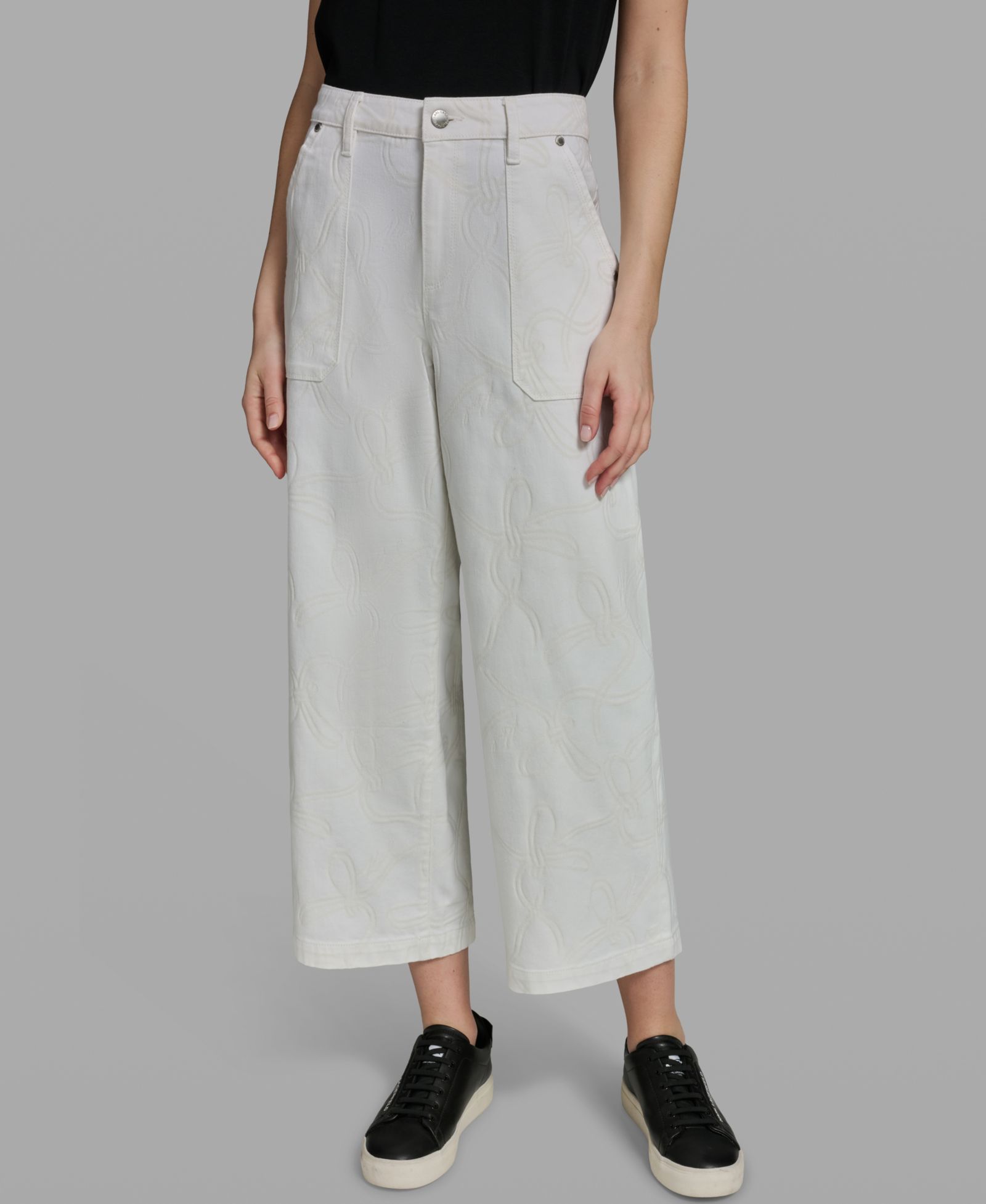 KARL LAGERFELD PARIS Женские брюки Solid Ankle