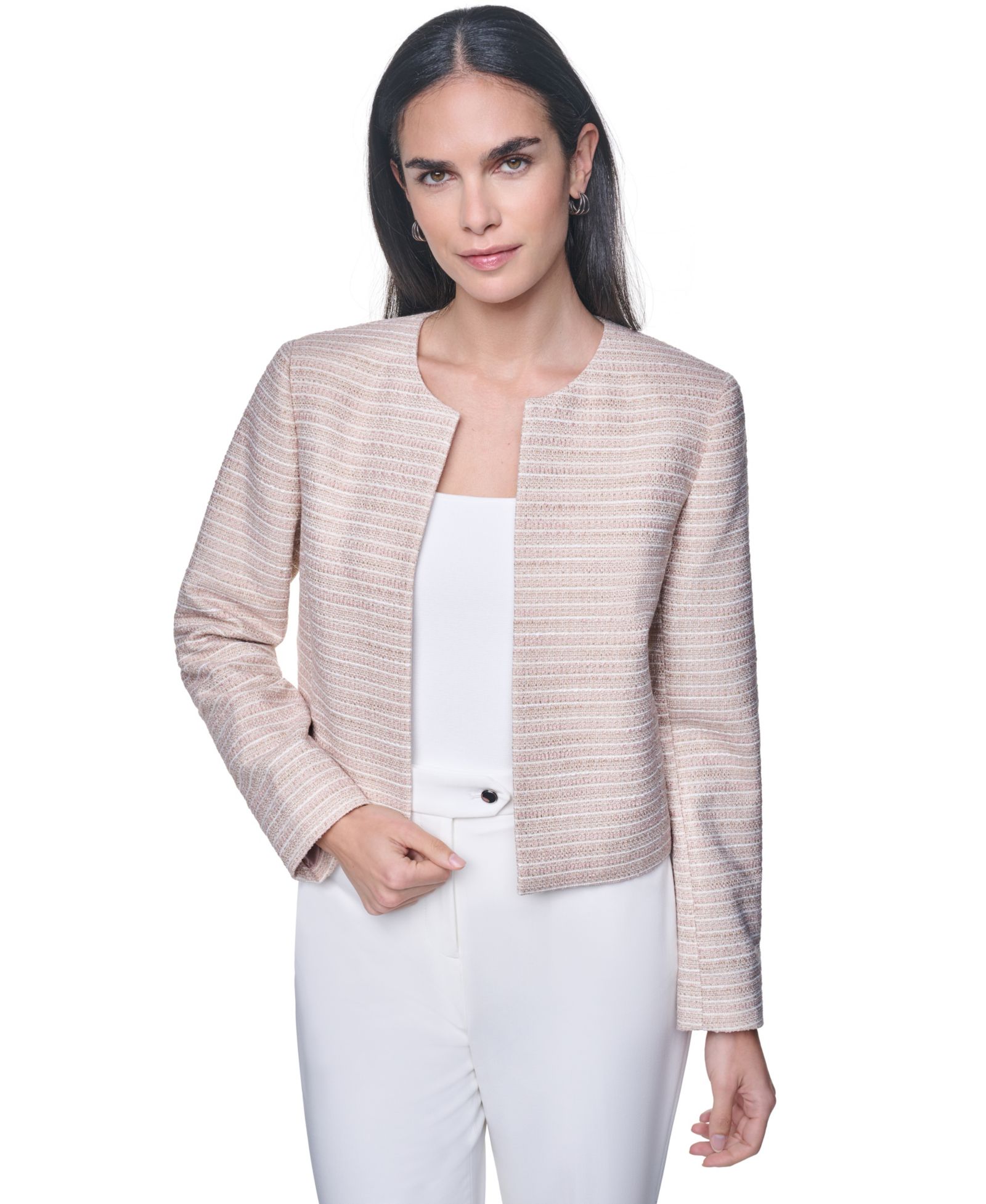 Calvin Klein Women's Long-Sleeve Open Front Jacket