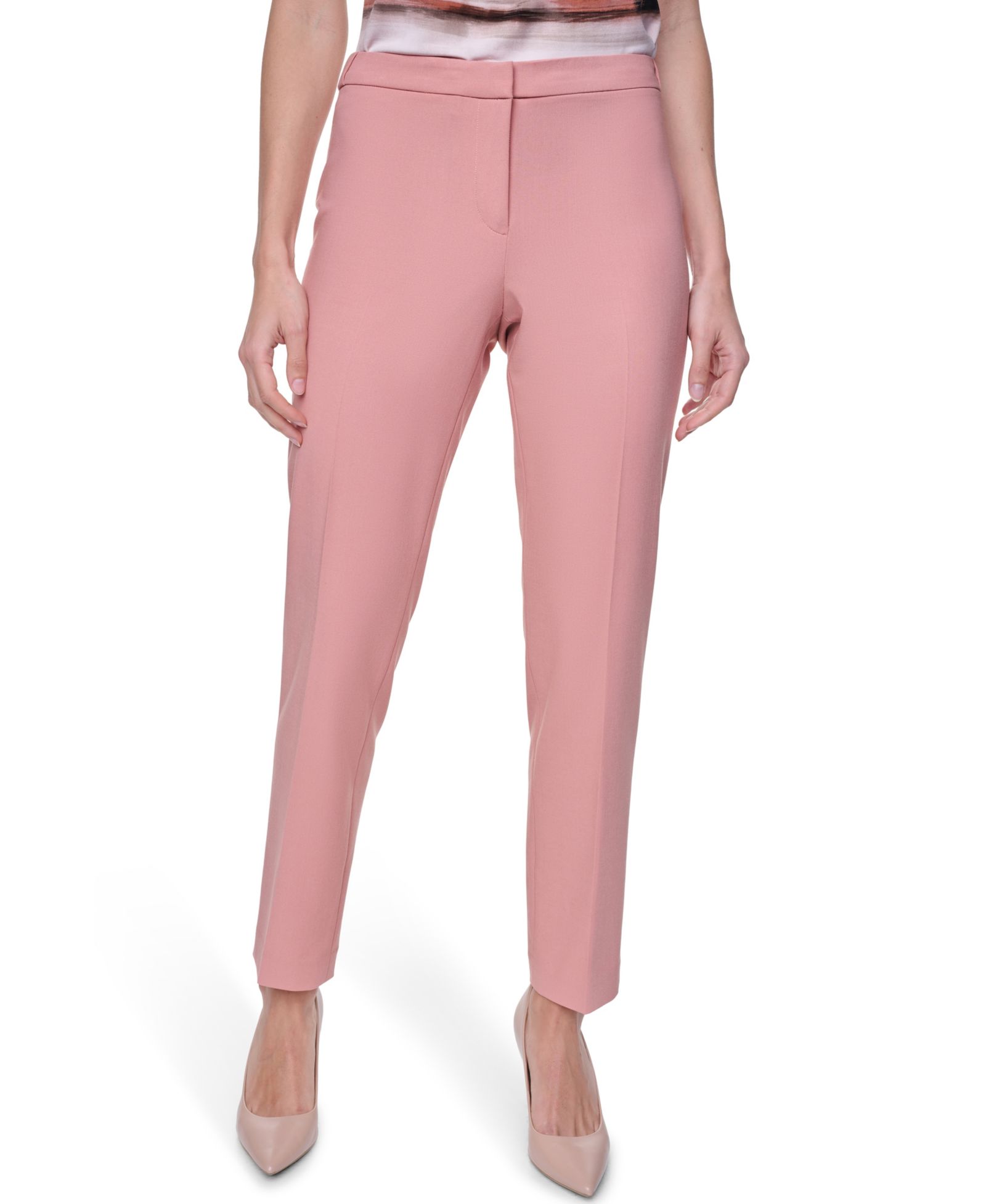 Женские зауженные брюки Calvin Klein Mid-Rise Ankle-Length Tapered Pants