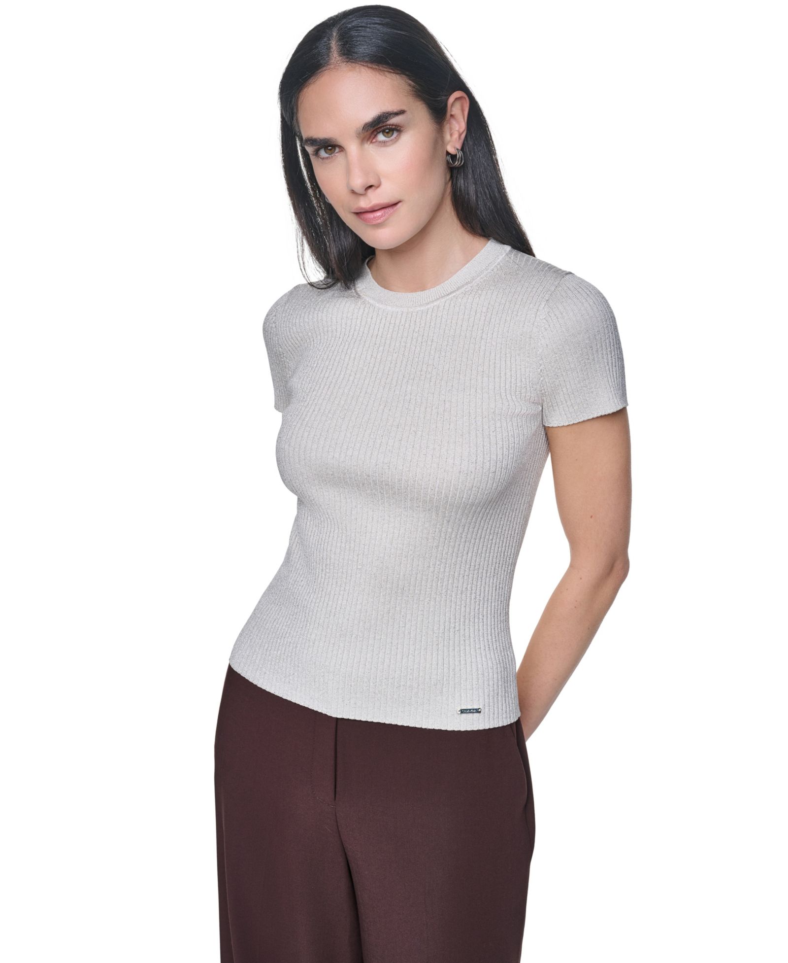 Женский джемпер Calvin Klein Crewneck Short-Sleeve